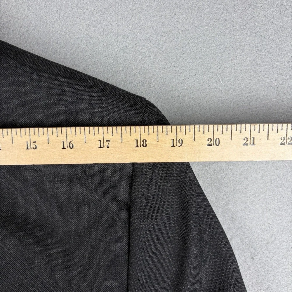 Harvie & Hudson Wool Blazer Men's 40R Black Alfred Brown England